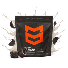 MTN OPS Ammo Meal pour scene illustrating quick shake preparation