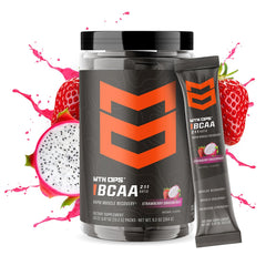 MTN OPS BCAA powder scoop with tub for easy mixing