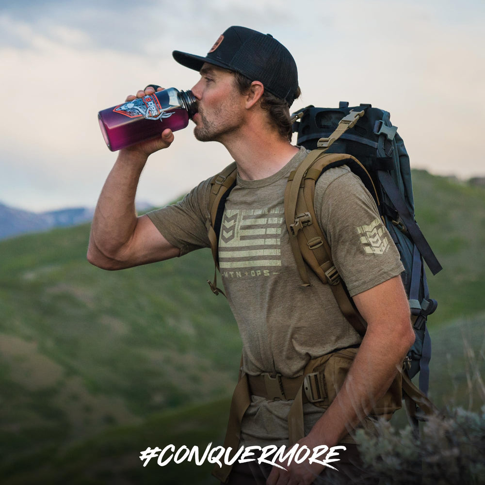 MTN OPS Enduro Trail Pack Raspberry powder texture, shows fine, smooth consistency.