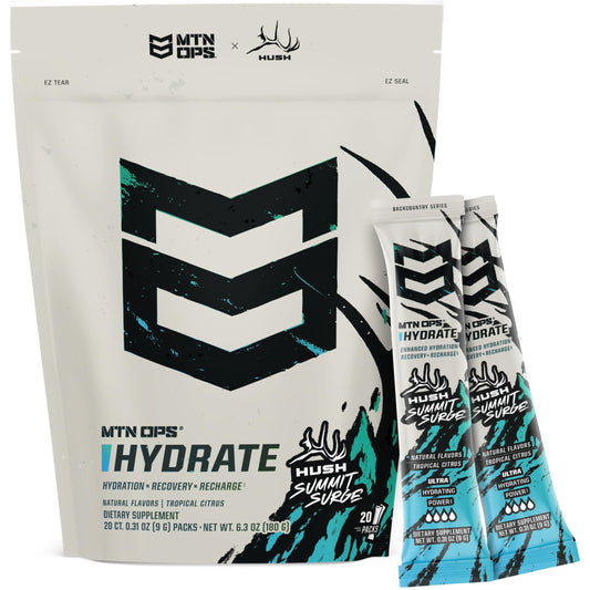 MTN OPS Hydrate sachets on display for on-the-go hydration