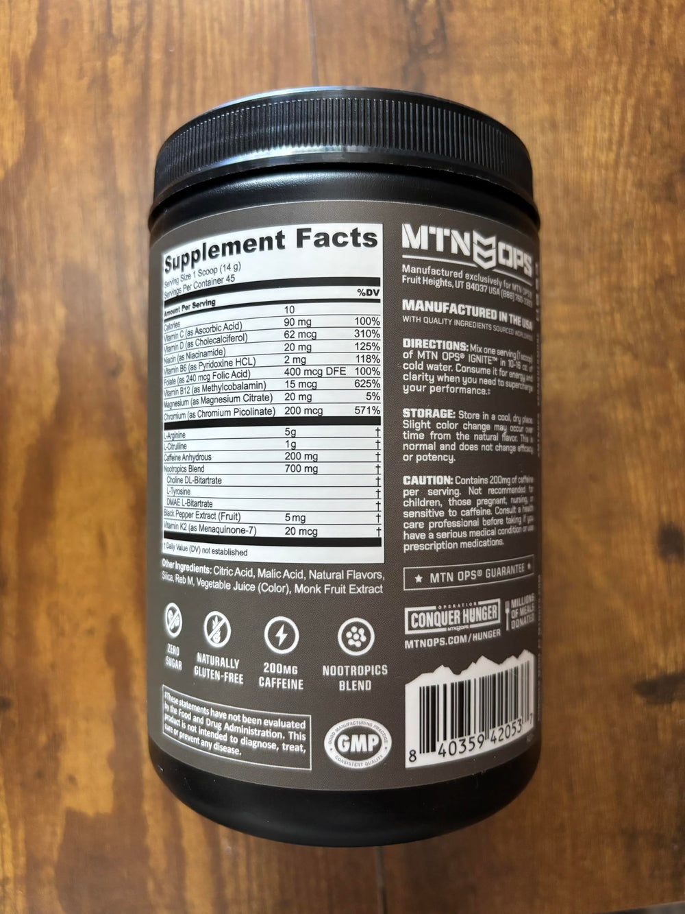 MTN OPS Ignite used in daily routines for steady energy and focus