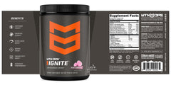 MTN OPS Ignite pink lemonade drink aiding hydration and alertness.