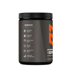 MTN OPS Ignite label detailing monk fruit sweetness.