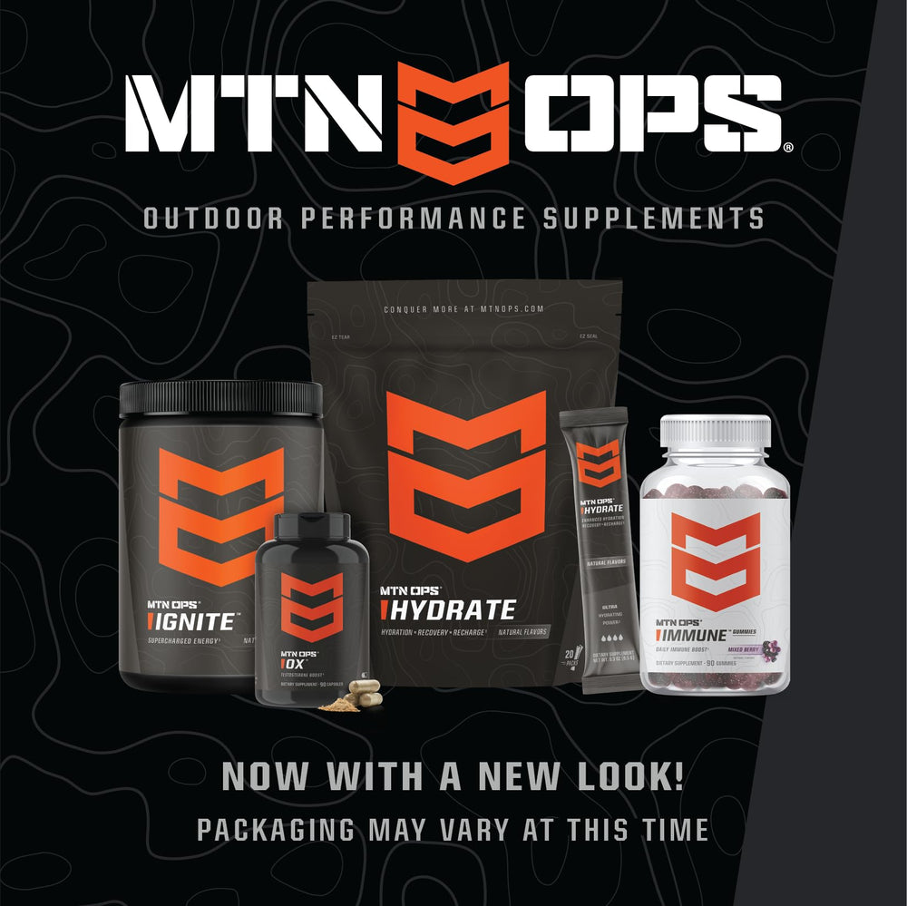 MTN OPS Magnum packaging with 30-serving marker