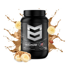 MTN OPS Magnum scoop showing protein powder texture for shakes