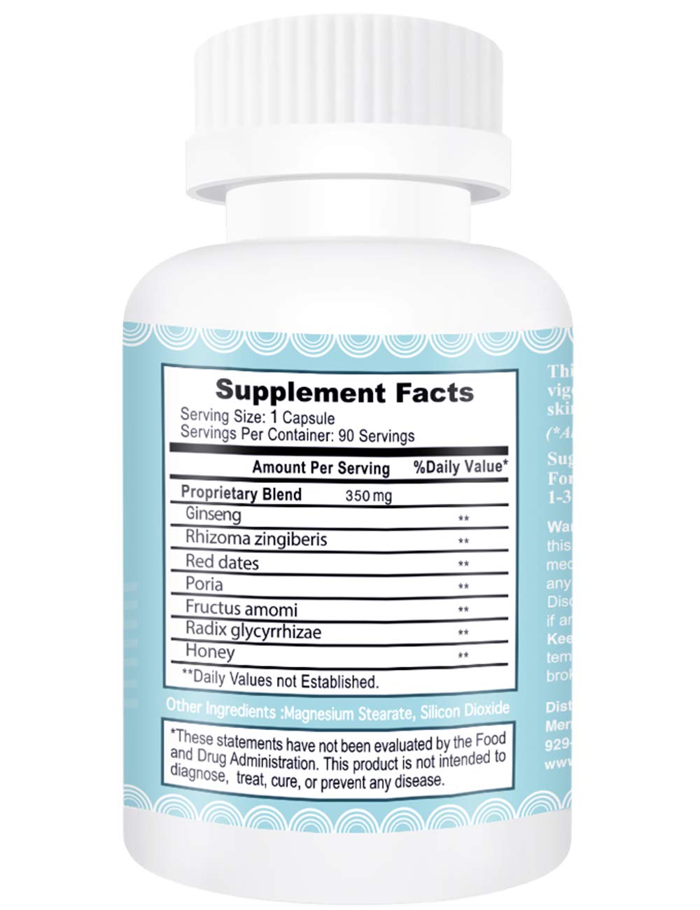 M.U Magic Whitening Pills closeup of tablets for convenient daily skin nourishment.