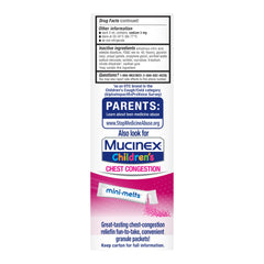 Dosing setup with Mucinex for accurate pediatric administration