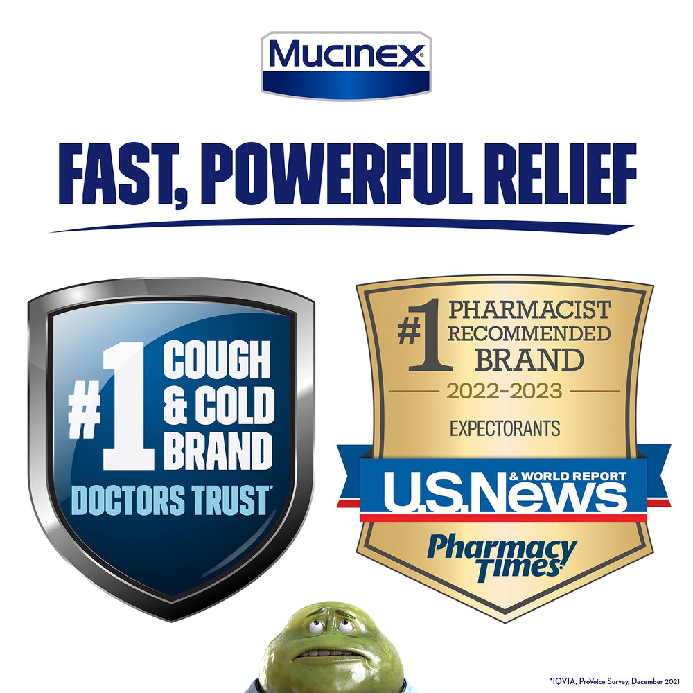 Mucinex logo on product packaging