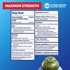 Mucinex productive cough relief visual highlights mucus thinning benefits