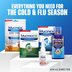 Cooling menthol note visible near Mucinex Sinus-Max spray.