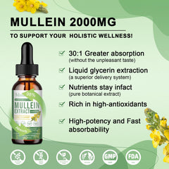 Close-up of Mulittea Drops label highlights vegan, natural ingredients for everyday wellness.