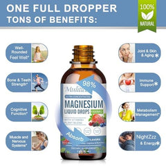 Mulittea sugar-free magnesium drops emphasize clean taste