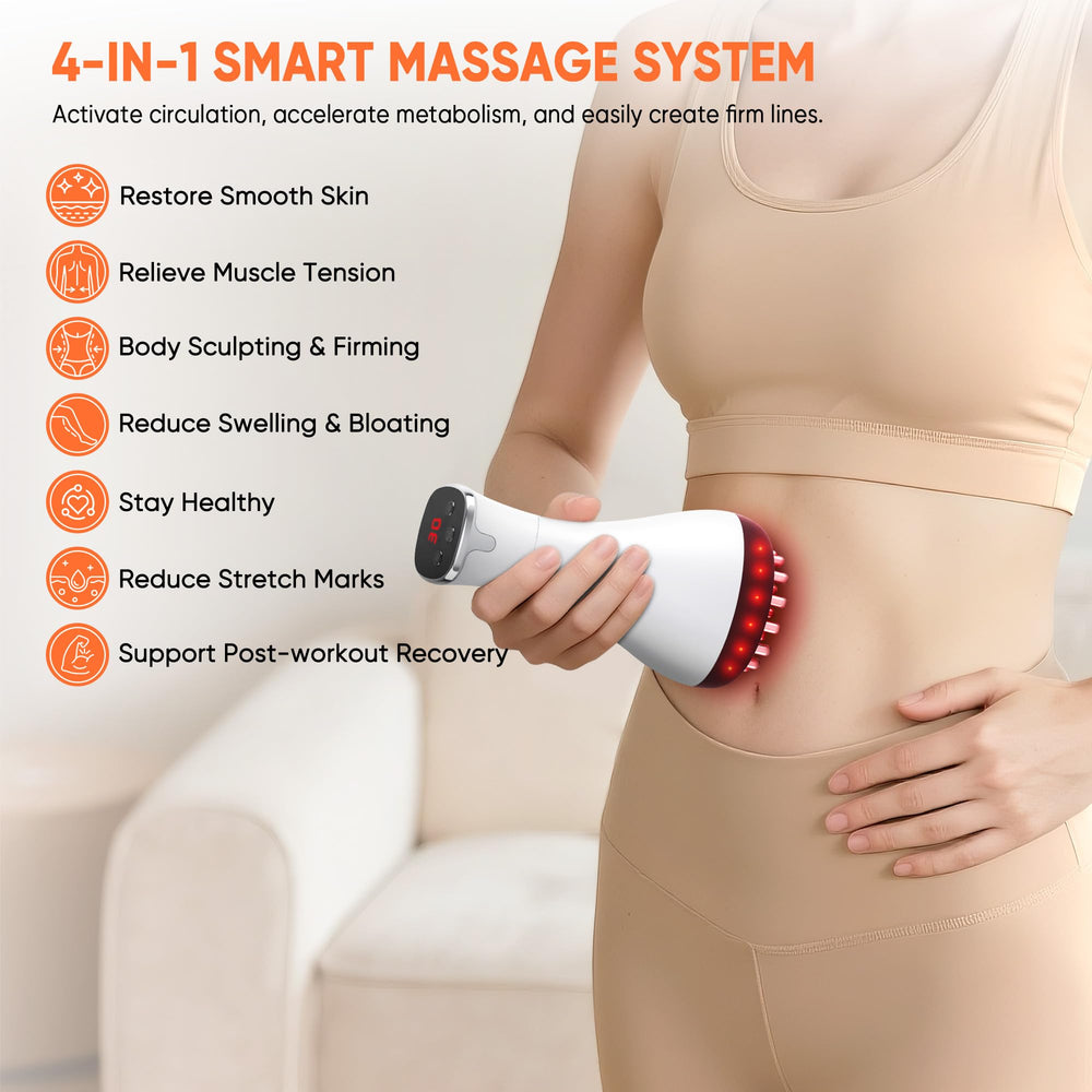 Multford body sculpt machine display demonstrates intuitive controls for personalized sessions