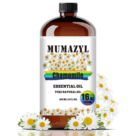 MUMAZYL Chamomile oil in amber bottle for diffuser use