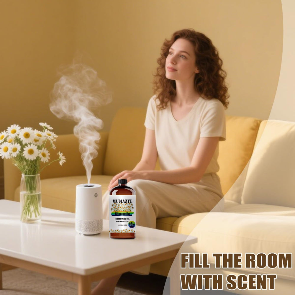 Compact amber glass bottle supports long-lasting aroma and easy blending