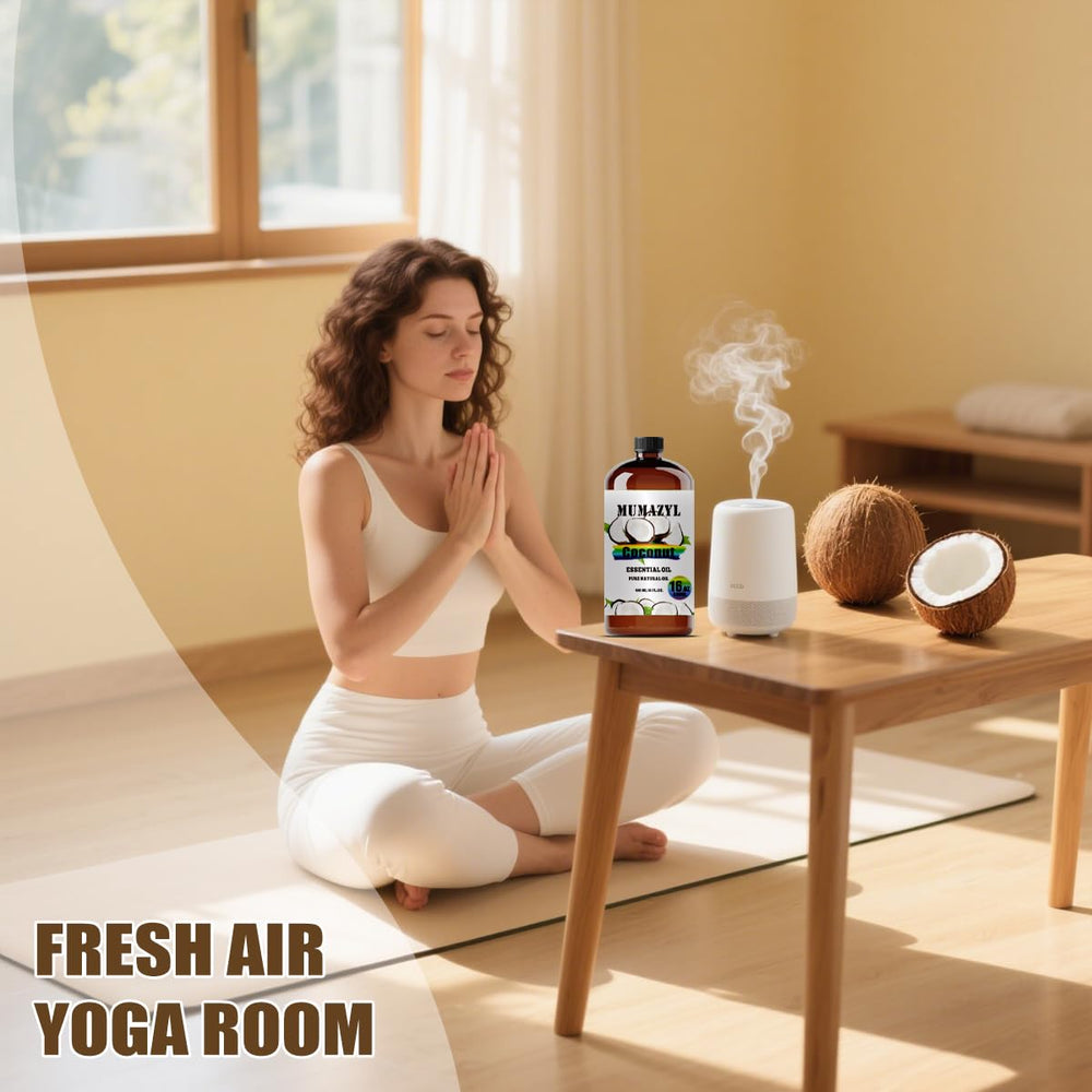 MUMAZYL coconut oil storage and usage setup for home projects.