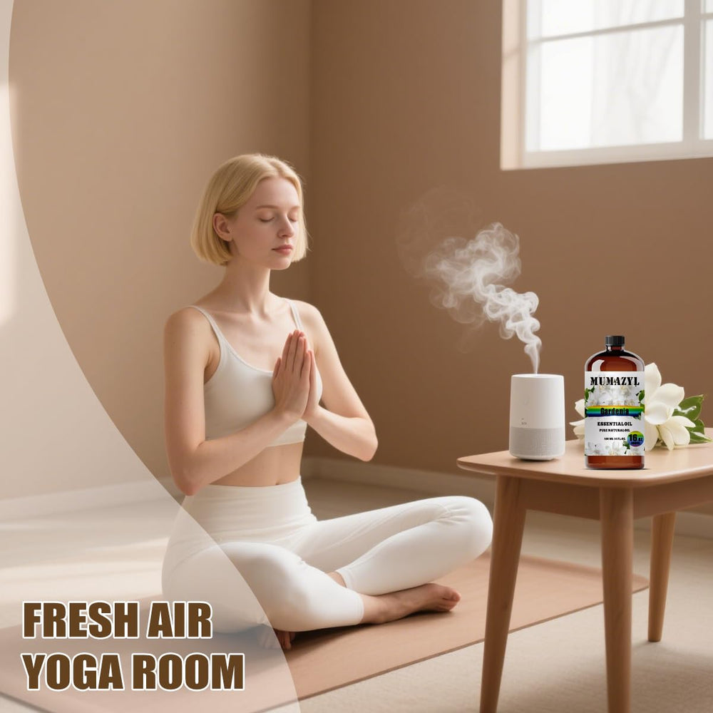 MUMAZYL Gardenia oil blends into home projects with a gentle floral scent.