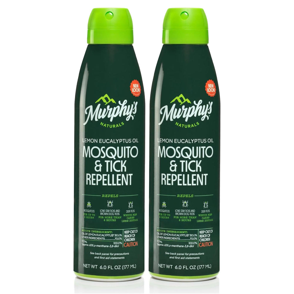 Murphy's Naturals mosquito and tick spray front bottle showing long-lasting outdoor protection