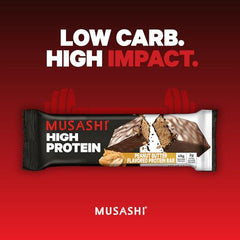 MUSASHI bar in a gym bag for on-the-go fueling
