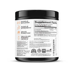 Muscle Feast Creapure powder premium quality seal.