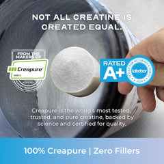 Muscle Feast Creapure Creatine Monohydrate scoop for precise dosing during workouts.