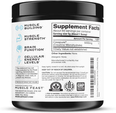 Muscle Feast Creapure dosing instructions help consistent daily use