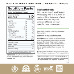 Muscle Feast gluten-free label highlighting clean, keto-friendly protein.