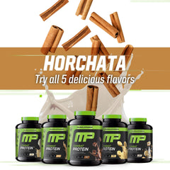 Close-up of Horchata powder highlighting flavor and mixability.