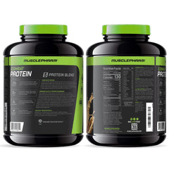Nutrition label highlights 25 g protein per serving.