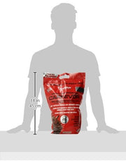 MuscleMeds Carnivor stacked tub in chocolate packaging for display.