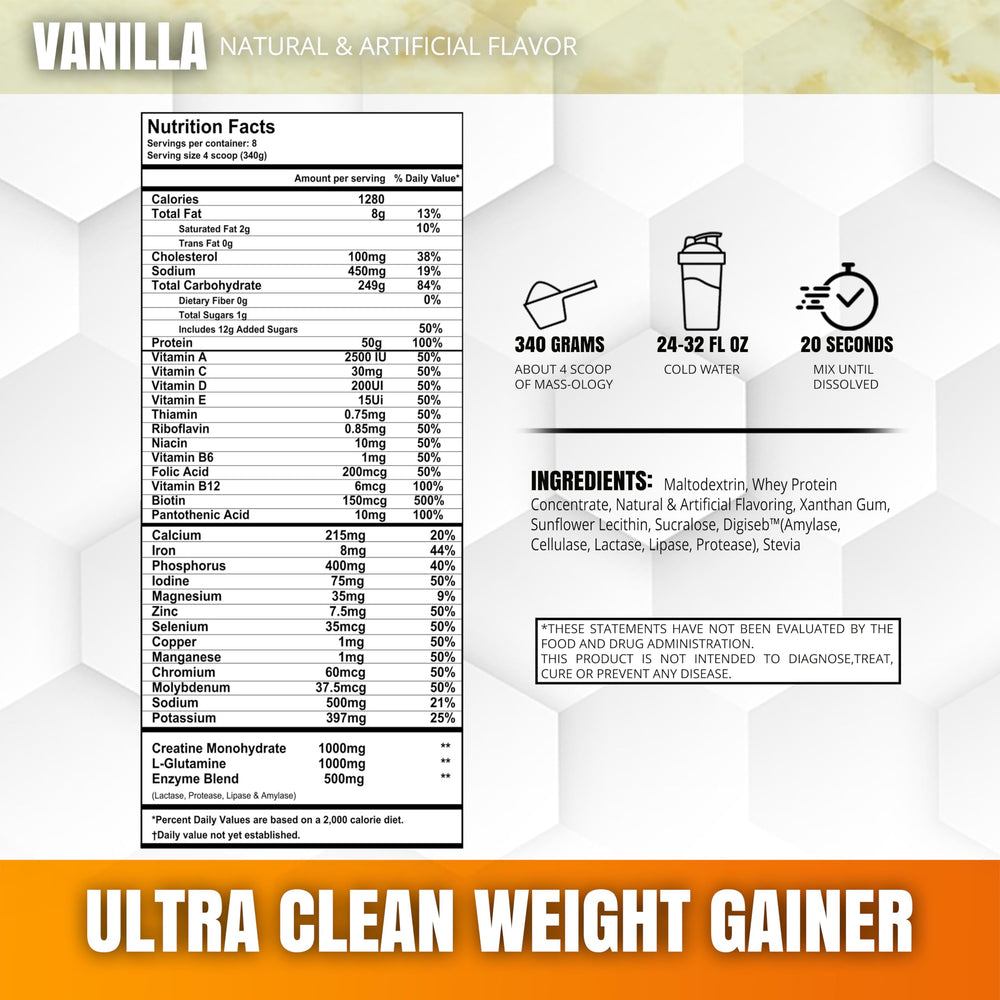 MUSCLEOLOGY MASS-OLOGY micellar casein bottle signaling slow digesting protein.