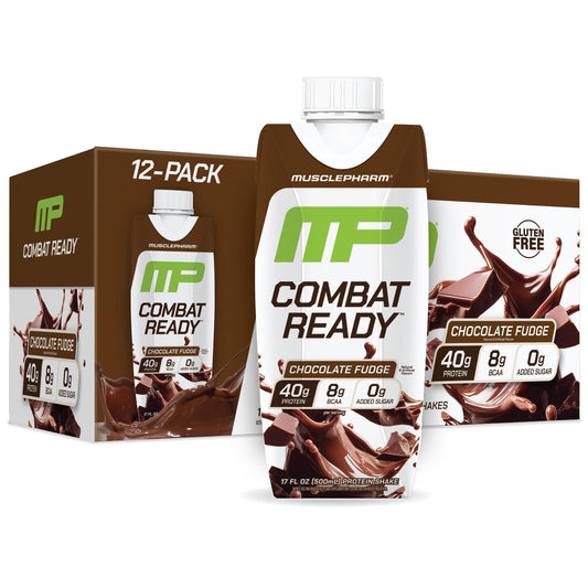 MusclePharm Combat Ready 40g Protein RTD bottle for post-workout refuel on the go