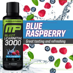 MusclePharm L-Carnitine 3000 ingredients panel close-up shows 3 g per serving