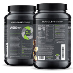 MusclePharm Pro Series Protein+ unopened tub signals gluten-free formula