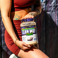Musclesport Lean Way Plant Protein CLA and L-Carnitine aid fatty acid utilization.