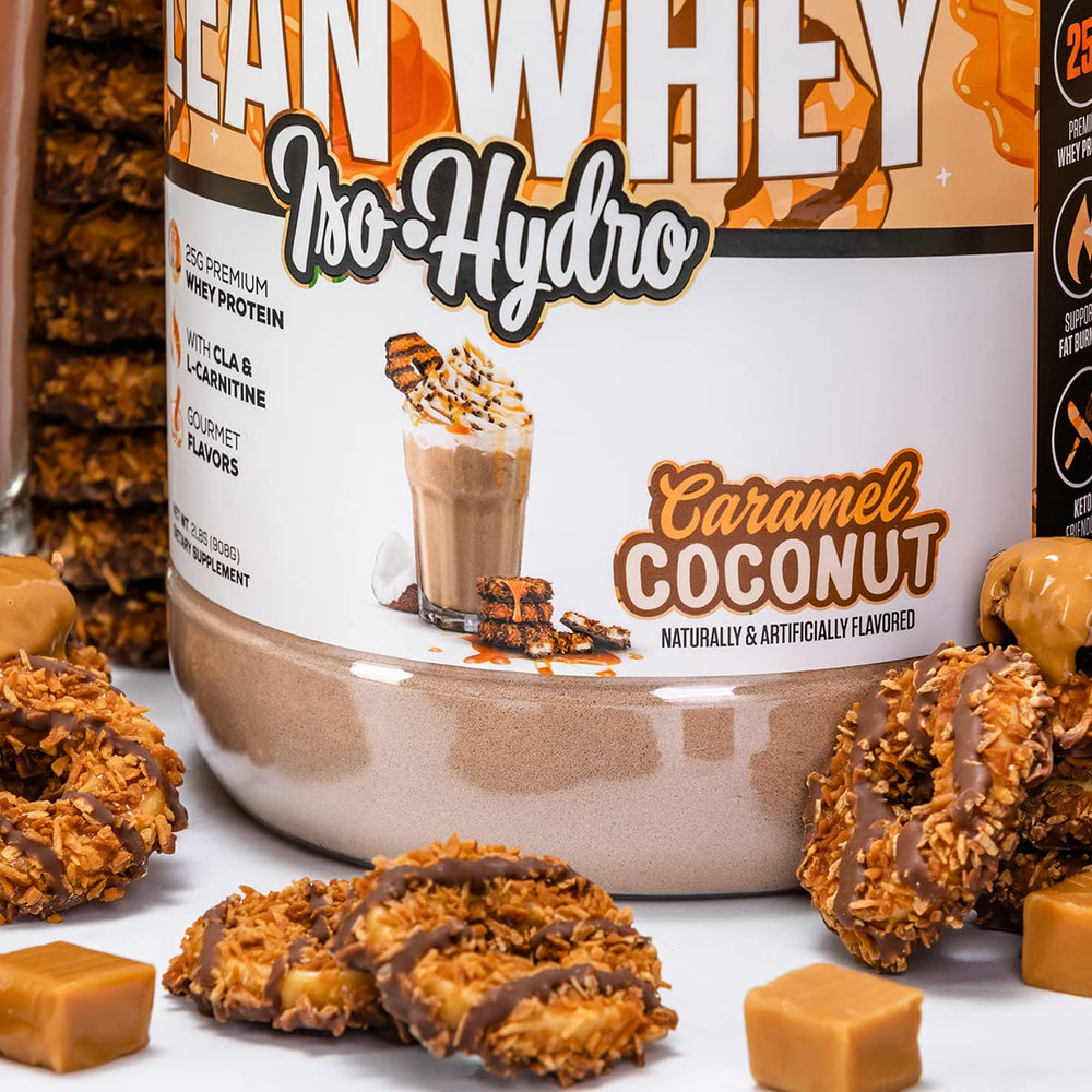 MuscleSport Lean Whey Revolution flavors variety with real cereal pieces.