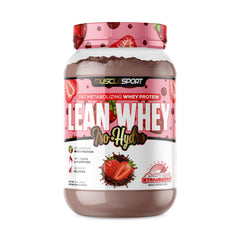Musclesport Lean Whey Revolution packaging front showing high-protein formula