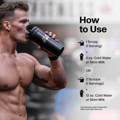 MuscleTech non-GMO gluten-free whey label highlighting purity.