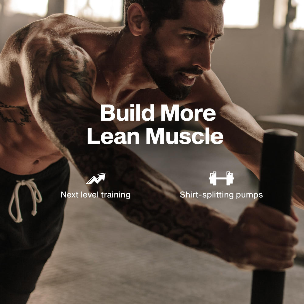 Back of the Muscle Tech bottle with directions and ingredients for informed use.