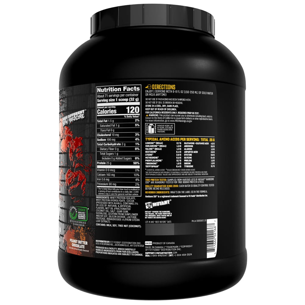 Mutant Harcode ISO whey shake in blender for smoothies