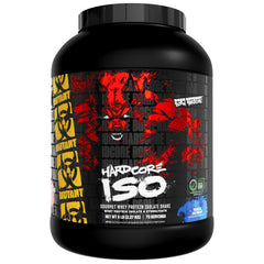 Mutant Hardcore ISO whey powder vanilla ice cream front view for fast recovery support