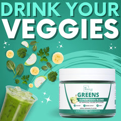 My Adventure to Fit green powder daily serving for vegan and gluten-free diets.
