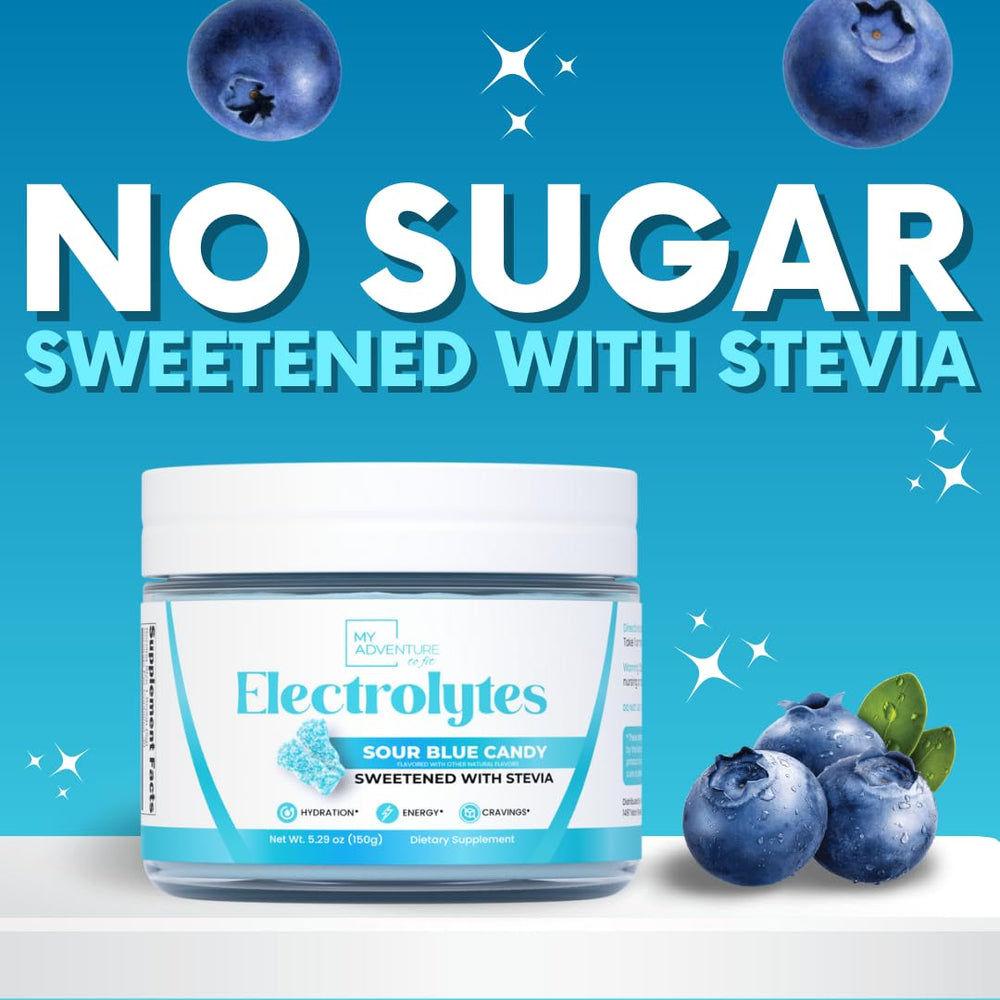 Vegan electrolytes powder ingredients label for clean nutrition