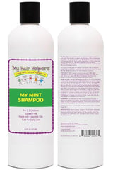 Pouring My Hair Helpers shampoo for post-treatment rinse
