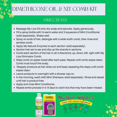 MY HAIR HELPERS oil spread on scalp demonstrating fragrance-free, easy-to-apply coverage