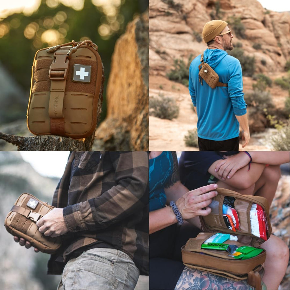 My Medic Sidekick Pro high-quality clip ensures fast access during hikes.