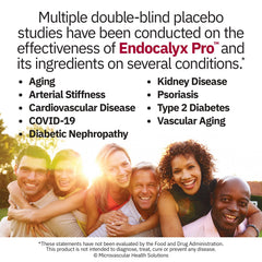 MYBODYRX Endocalyx Pro capsules-closeup shows compact veggie capsules for convenient use.
