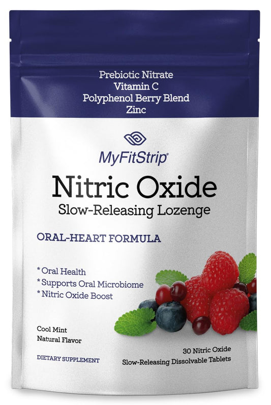MyFitStrip packaging on a store shelf for easy daily use.
