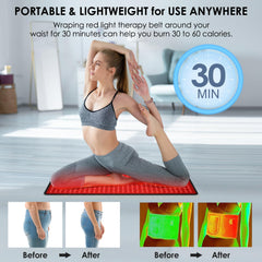 Myipyi belt wavelengths 660-850 cover targeted treatment areas.