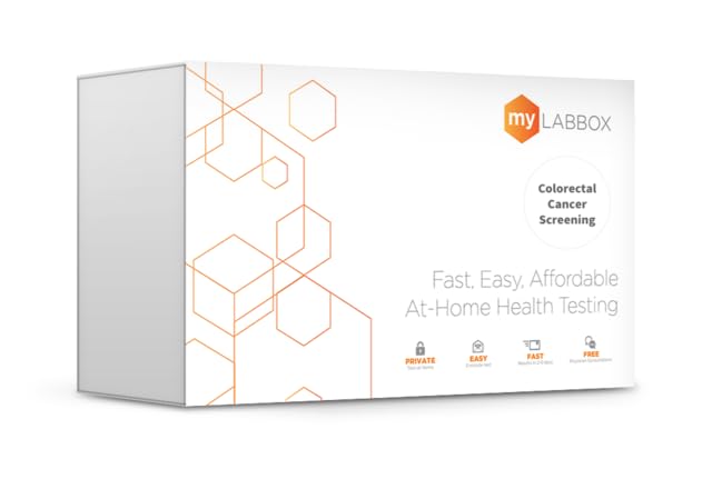 myLAB Box home colorectal screening kit for private, convenient testing